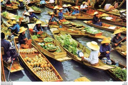 POSTAL    BANGKOK  -TAILANDIA  -FLOATING MARKET