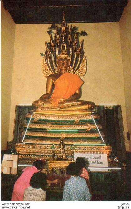 POSTAL    BANGKOK  -THAILAND  -IMAGE OF PHRA BUDDHA  NAKPORK