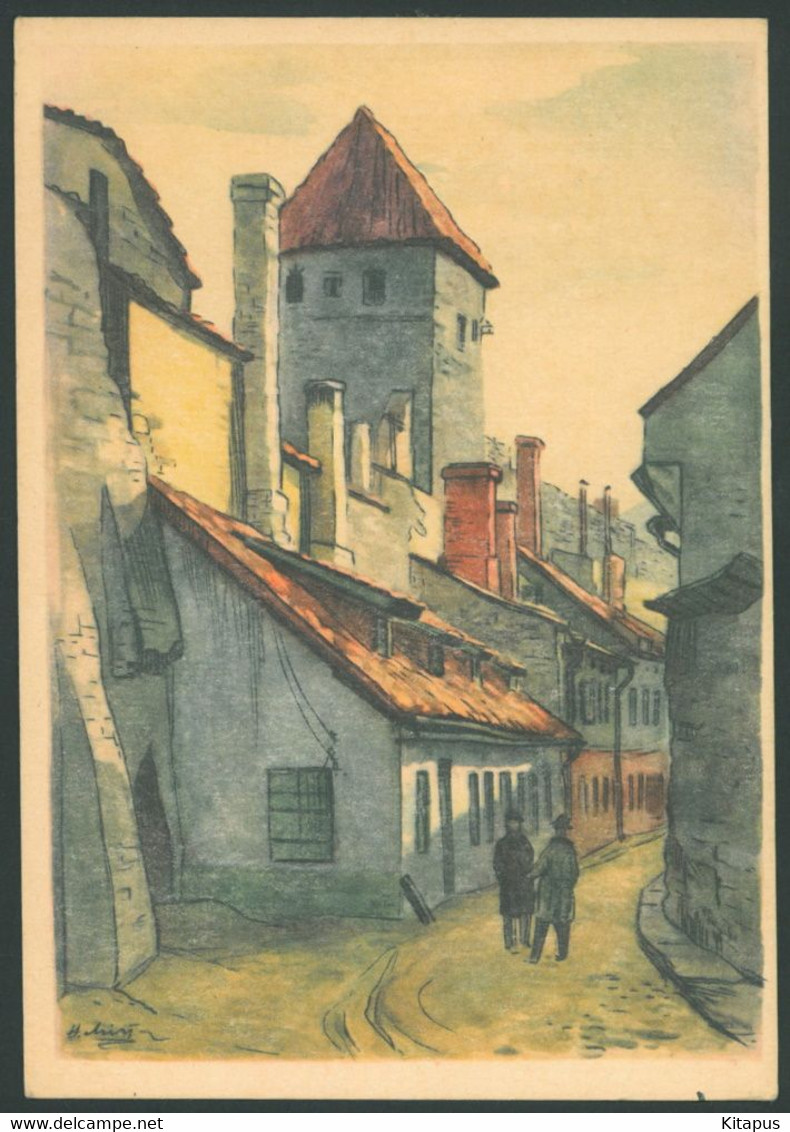 TALLINN vintage postcard Estonia