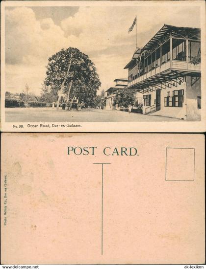 Daressalam Ocean Road, Dar-es-Salaam. Tansania Deutsch-Ostafrika 1922