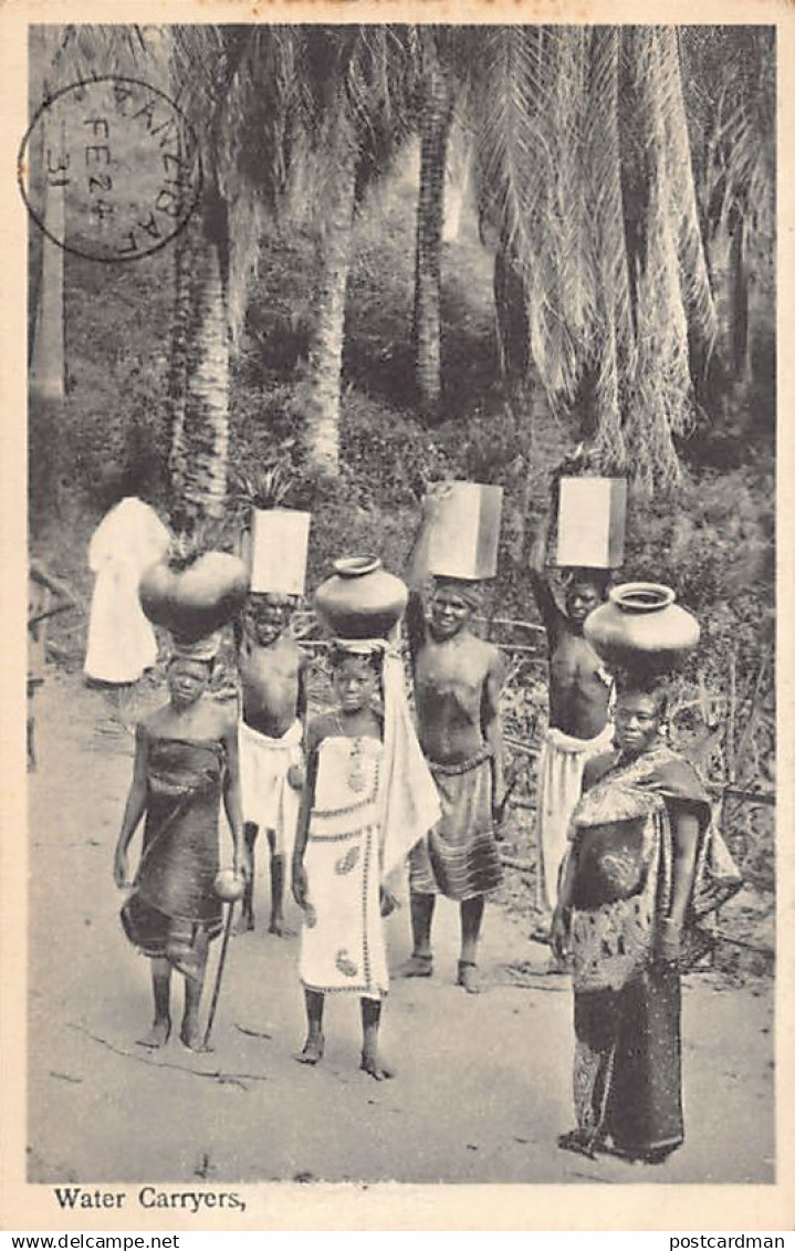 Tanzania - ZANZIBAR - Water carriers - Publ. A. C. Gomes & Son