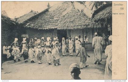 ( CPA AFRIQUE )  TANZANIE /  ZANZIBAR  /  Native dance  -