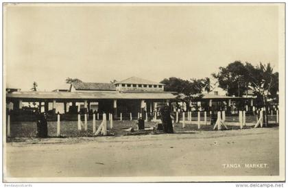 tanzania, TANGA, Market Place (1930s) RPPC