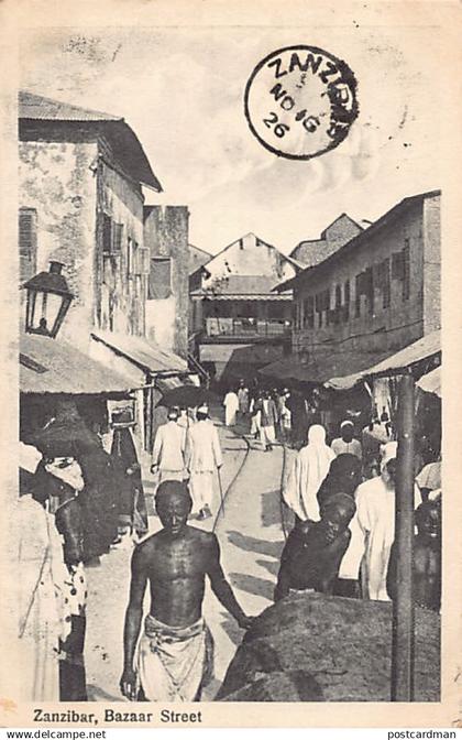 Tanzania - ZANZIBAR - Bazaar Street - Publ. A. R. P. de Lord