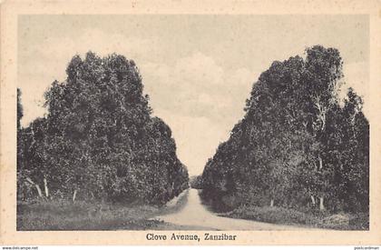 Tanzania - ZANZIBAR - Clove Avenue - Publ. A. C. Gomes & Sons