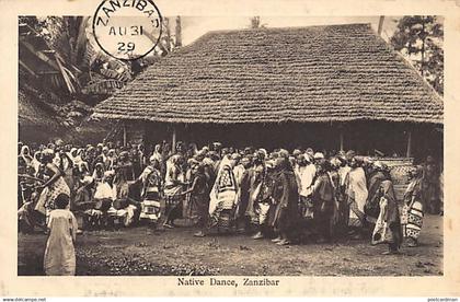 Tanzania - ZANZIBAR - Native dance - Publ. A. C. Gomes & Son