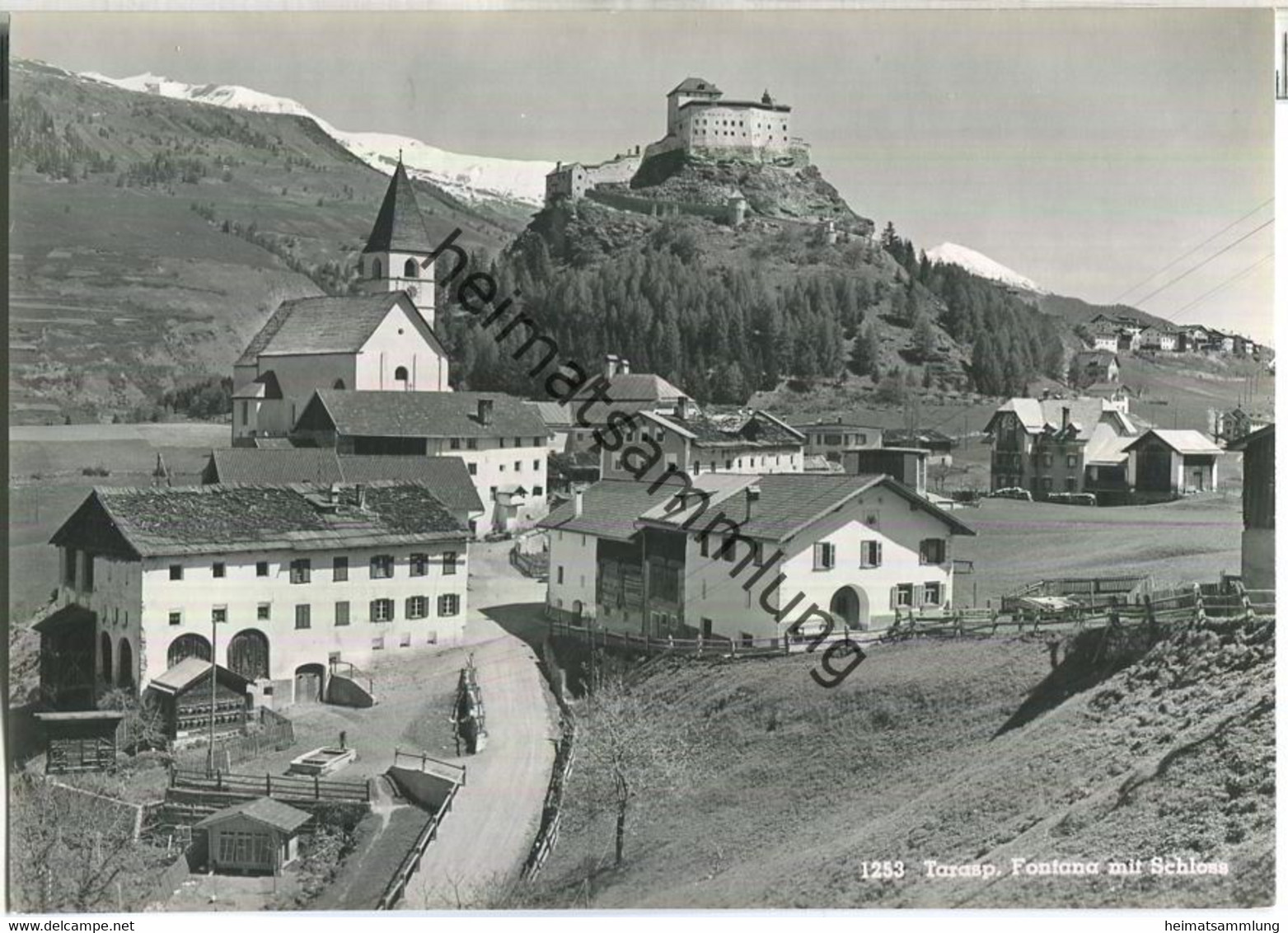 Tarasp - Fontana mit Schloss - Verlag Feuerstein Schuls-Tarasp