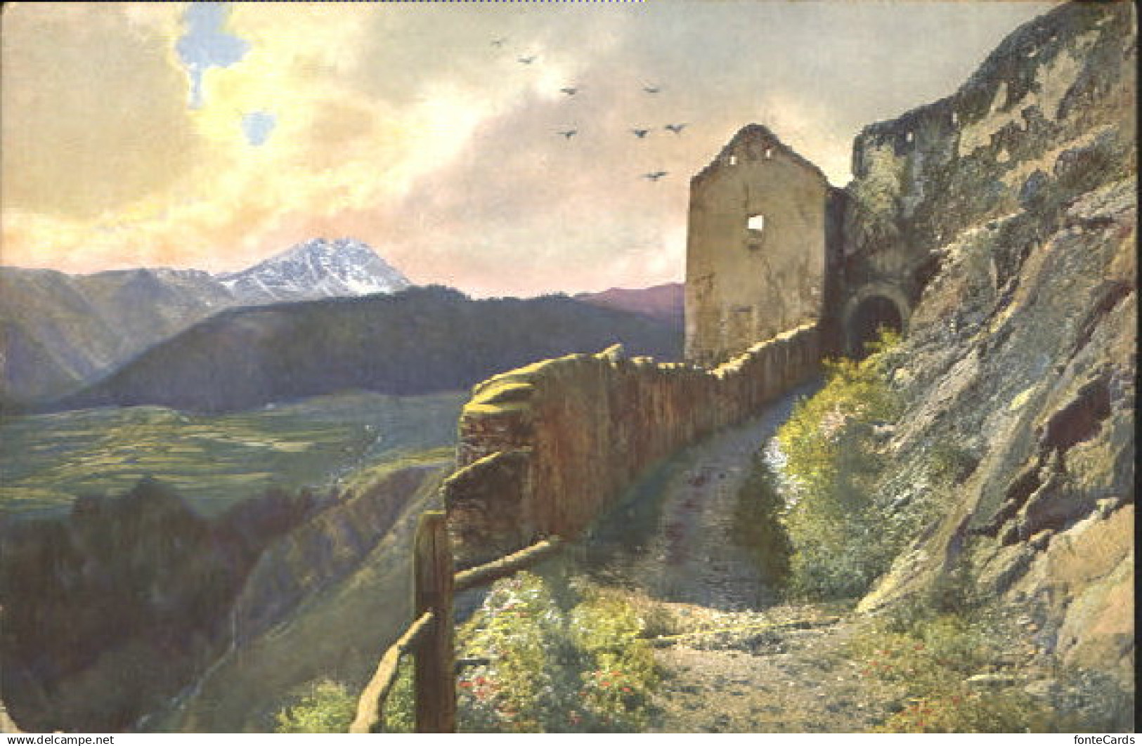 Tarasp Schloss Tarasp  o 1917