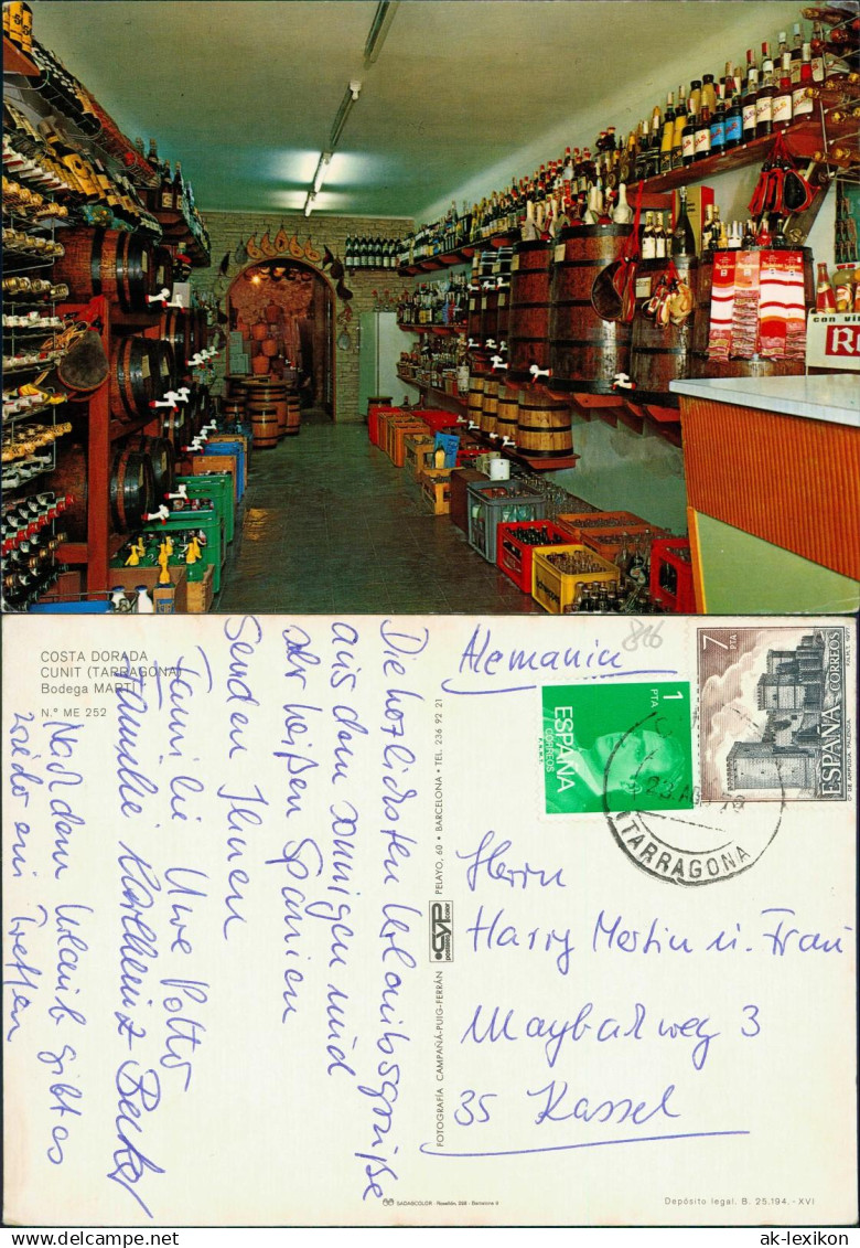 Tarragona Bodega Marti in Cunit Umland Tarragona Costa Dorada 1975