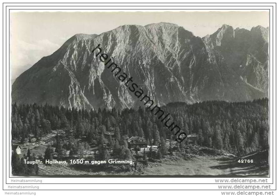 Tauplitz - Hollhaus - Grimming - Foto-AK 50er Jahre