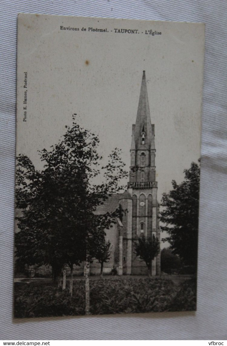 Taupont, l'église, environs de Ploermel, Morbihan 56