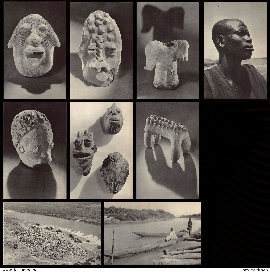 TCHAD - Civilisation SAO - Collections du Musée de l'Homme recueillis en 1936 et 1937 dans la plaine du Tchad au cours d