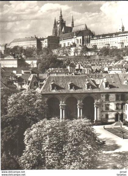 POSTAL   PRAHA (PRAGA)  -REPÚBLICA CHECA  -CASTILLO DE PRAHA DEL JARDIN VALDSTEJN