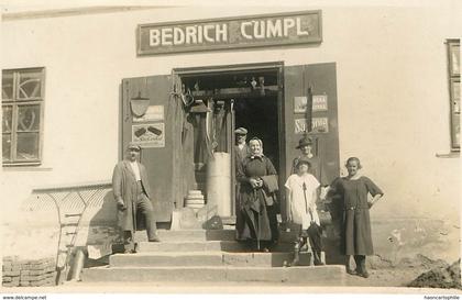 Tchequie : carte photo magasin Bedrich Cumpl