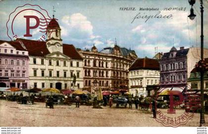 TEPLITZ MARKTPLATZ - CZECH REPUBLIC //  ČESKÁ REPUBLIKA // REP. CHECA.