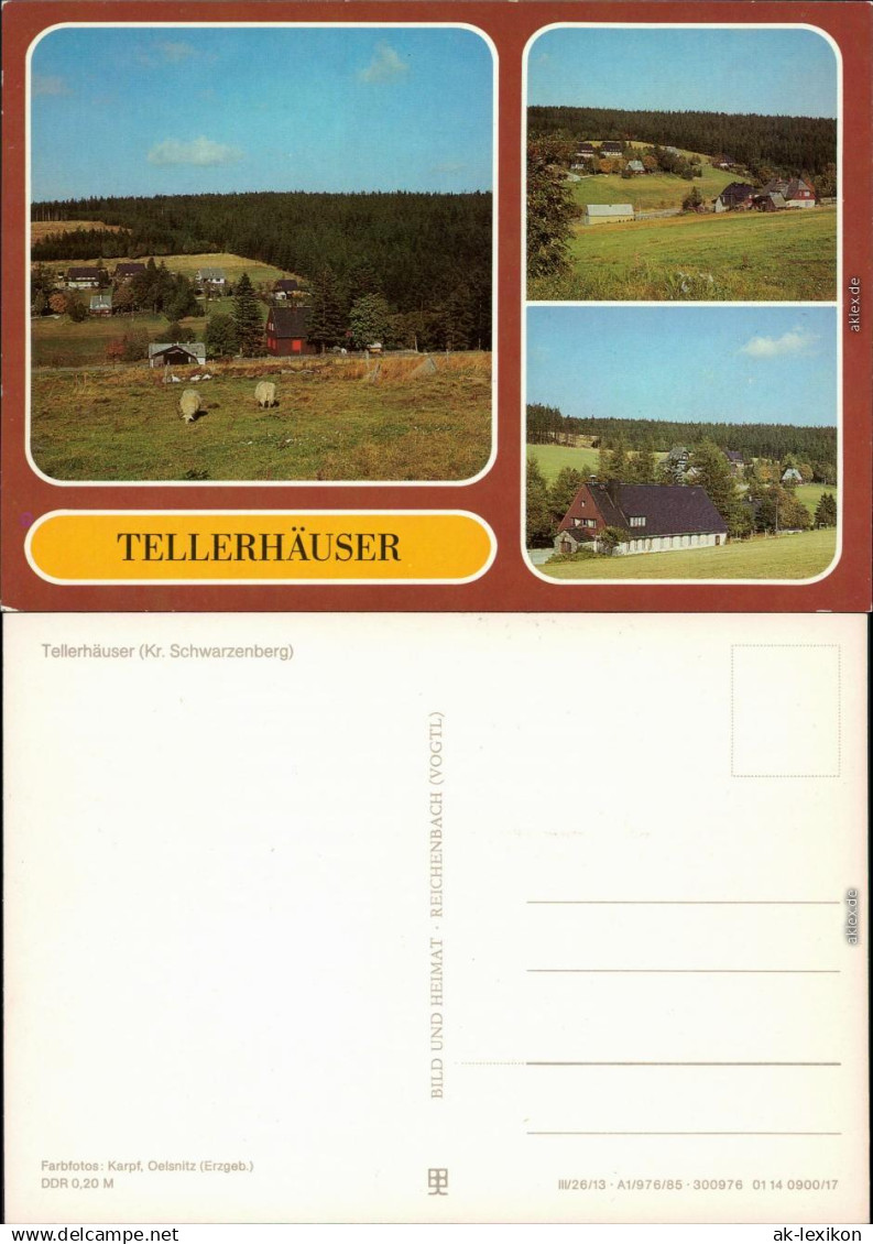 Tellerhäuser-Breitenbrunn (Erzgebirge) Panorama-Ansichten 1985