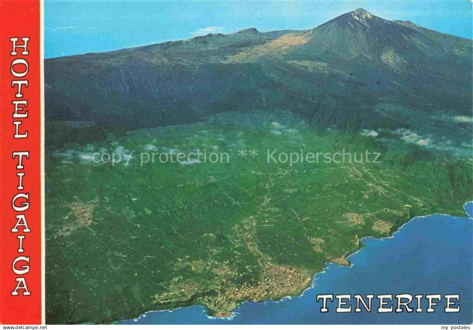 Tenerife Islas Canarias Spanien ES Fliegeraufnahme