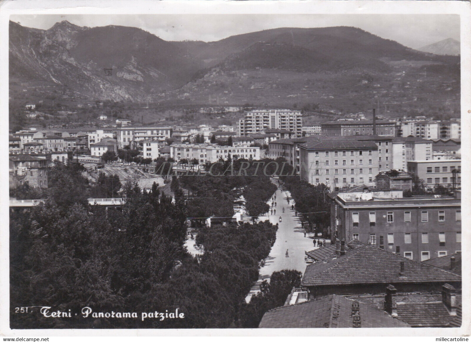 TERNI - Panorama Parziale 1955