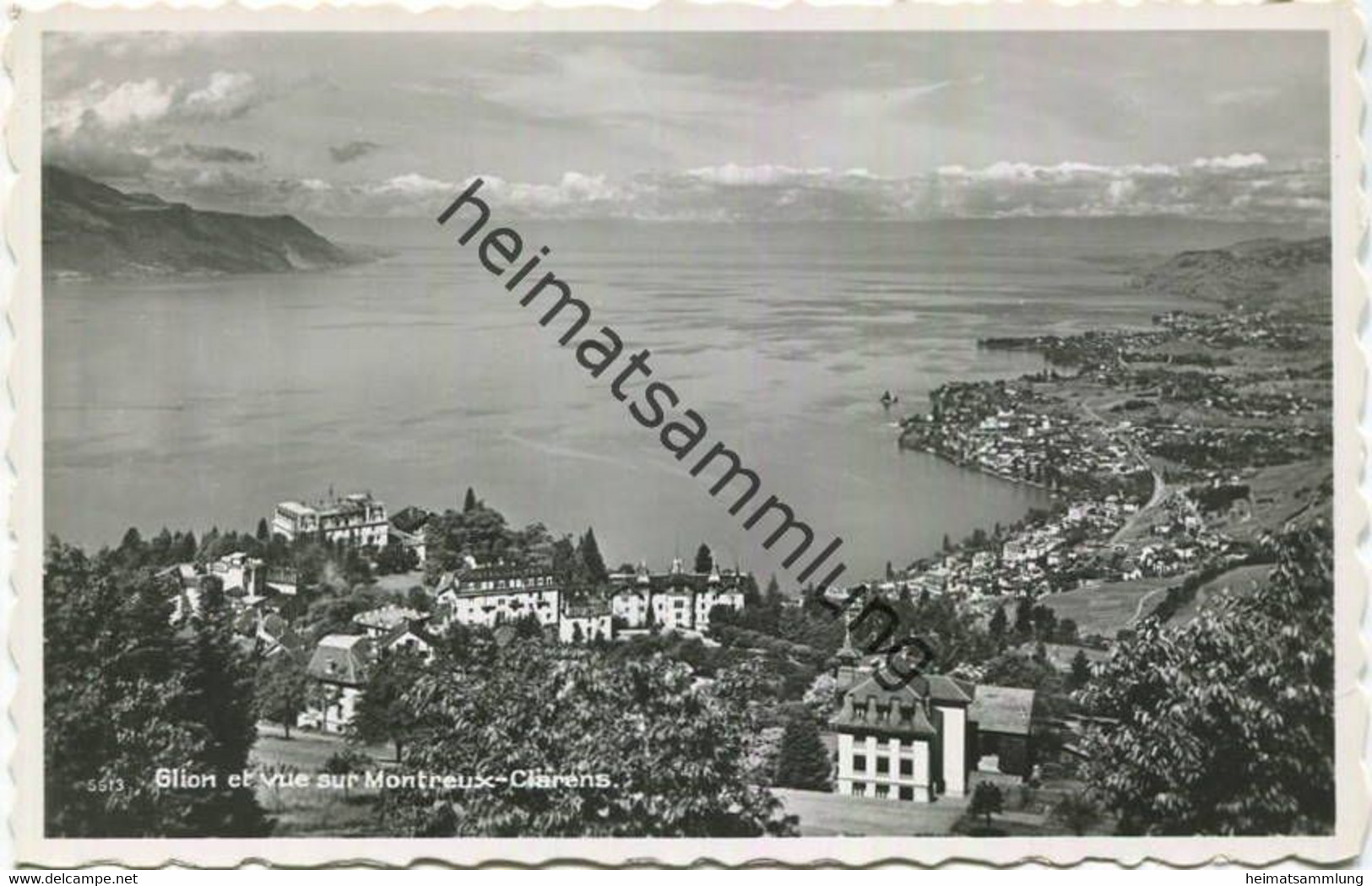 Territet-Montreux - Foto-AK - Edition Leman Gauguin & Laubscher Montreux