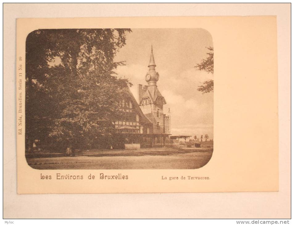 Tervuren. La Gare. Het station