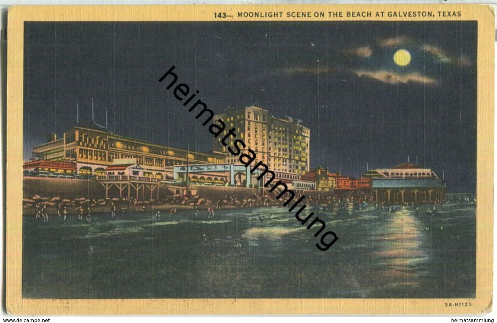 Texas - Galveston - Moonlight