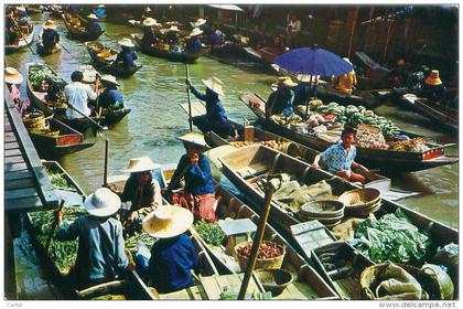 THAILAND - DAMMONSADUAK - Floating Market