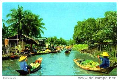 Thaïlande floating market