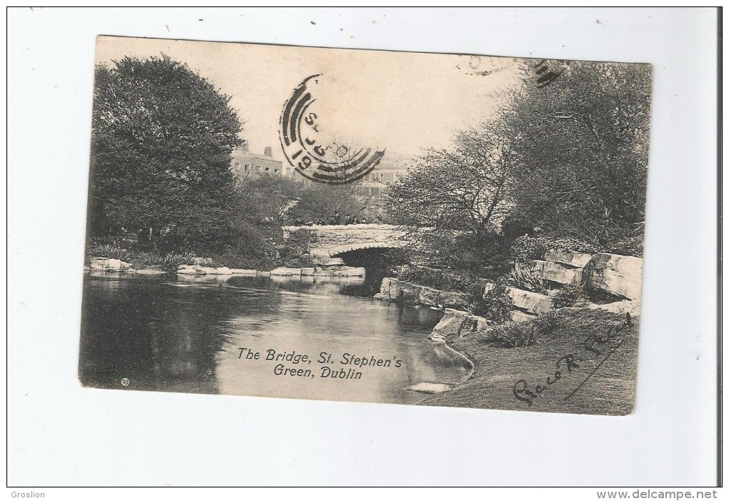 THE BRIDGE ST STEPHEN'S GREEN DUBLIN