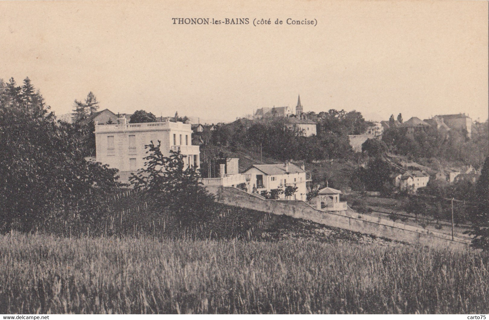 Thonon-les-Bains 74 - Côté de Concise - RARE