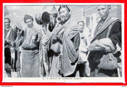 ASIE - TIBET --  A group of Tibetan  Lamas