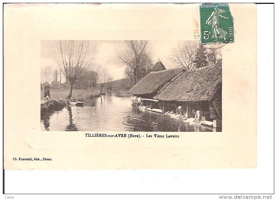 TILLIÈRES-SUR-AVRE. - Les vieux lavoirs.