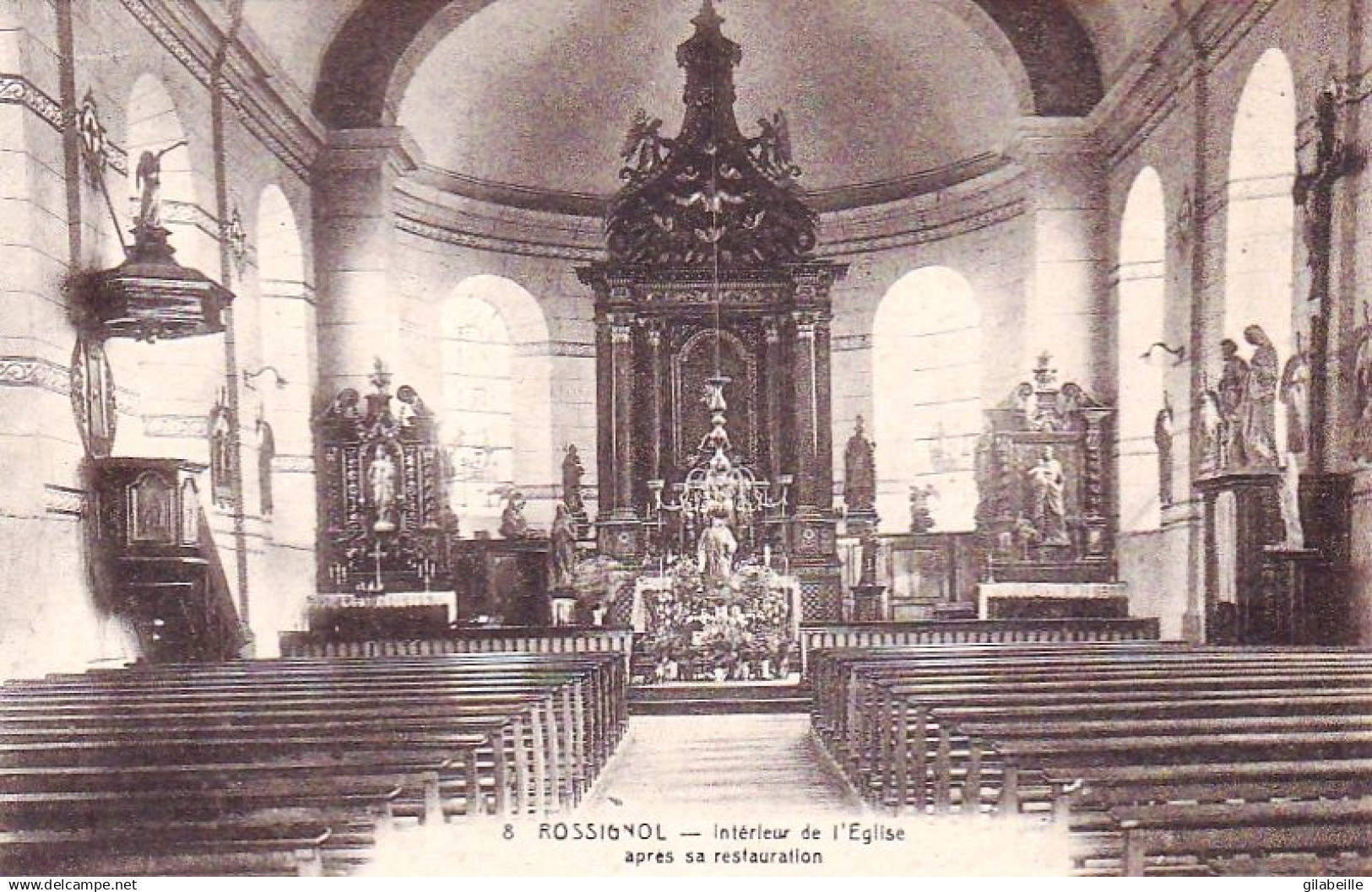 Tintigny - ROSSIGNOL - interieur de l'église