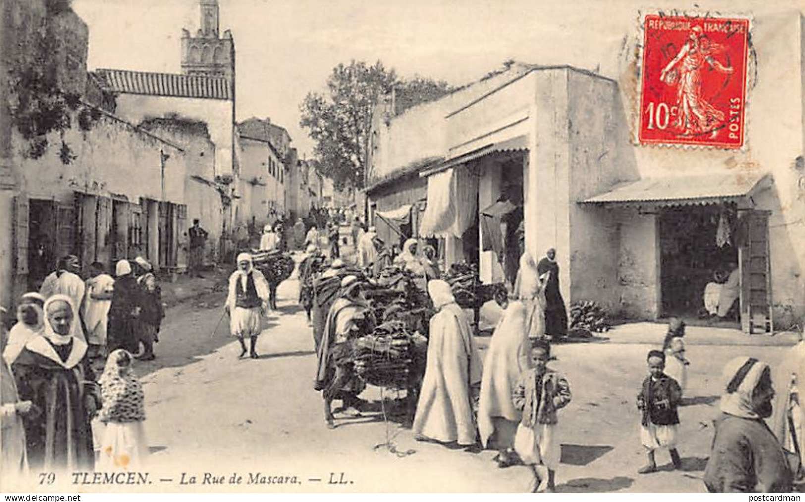 TLEMCEN - La rue de Mascara