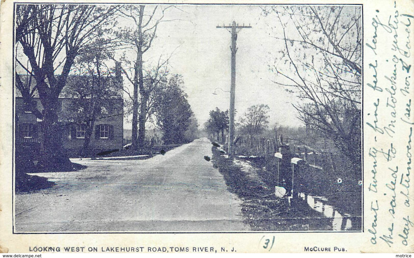 TOMS RIVER - looking west on lakehurst road.