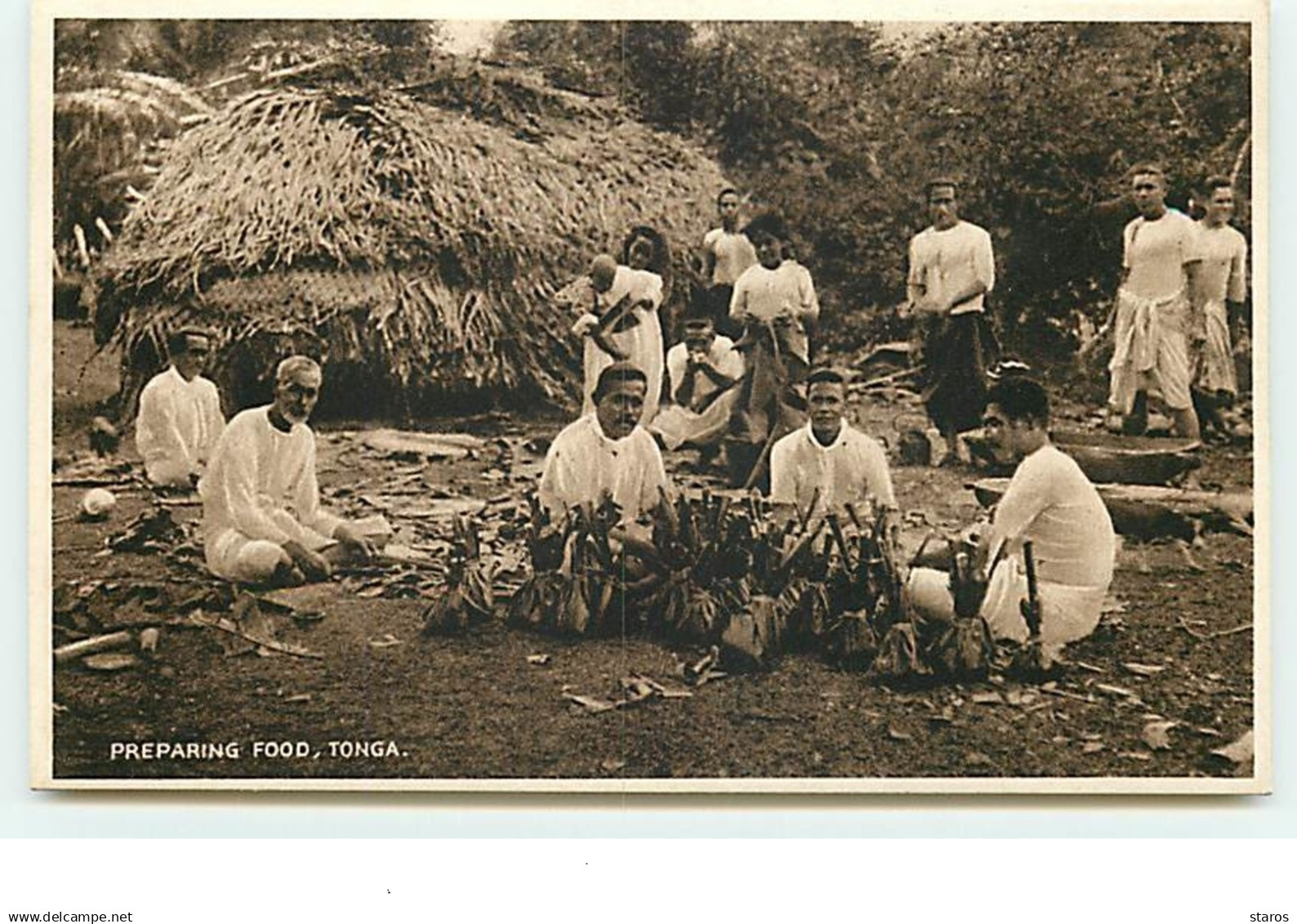 TONGA - Preparing Food