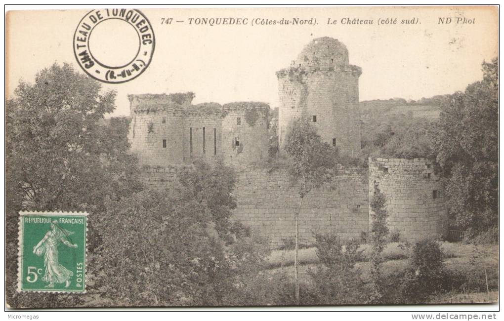 TONQUEDEC - Le Château (côté sud)