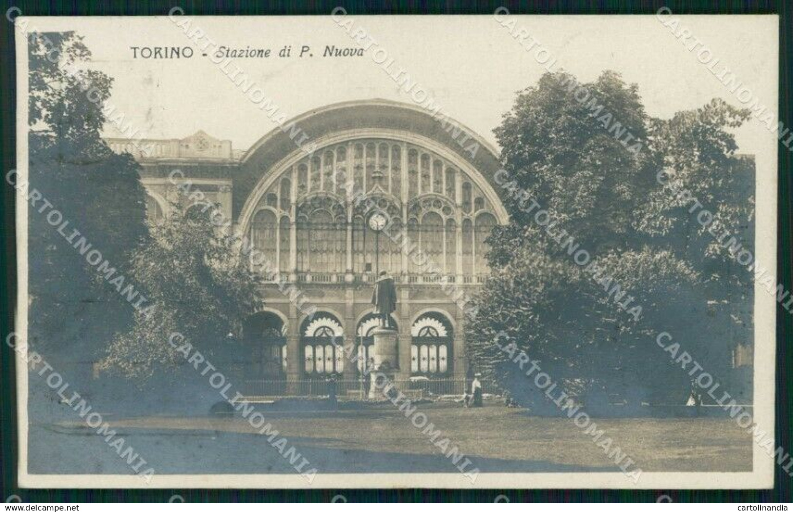 Torino Città Stazione Porta Nuova Foto cartolina MX0192