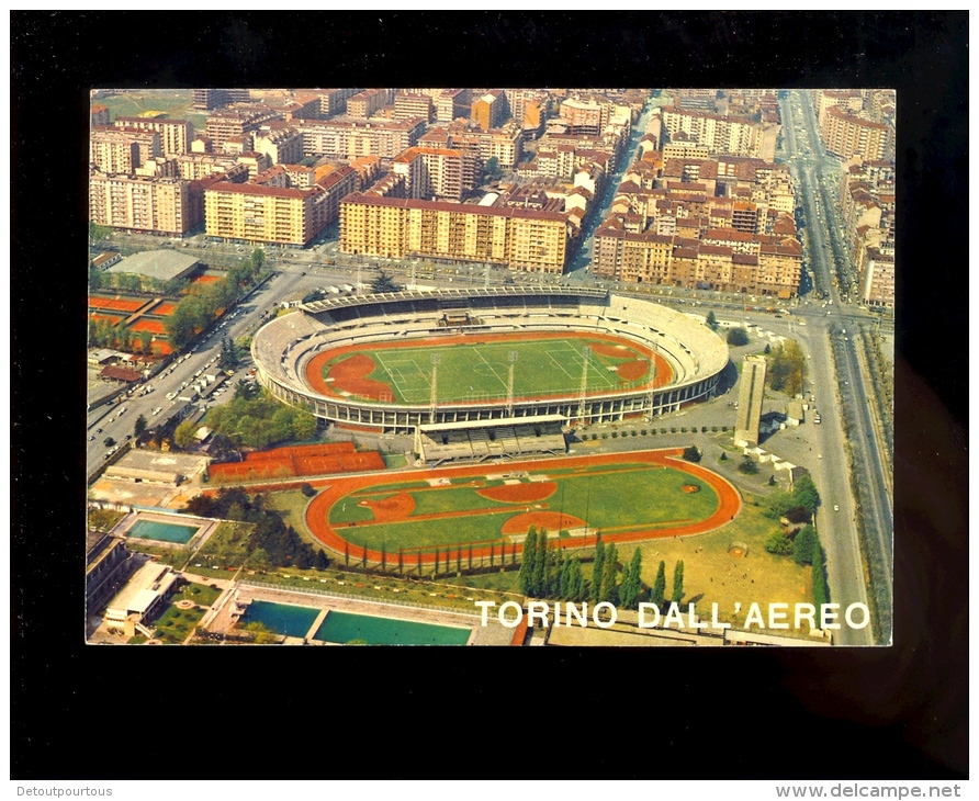 TORINO : lo stadio comunale dall'aereo  football stadium stade de foot soccer calcio