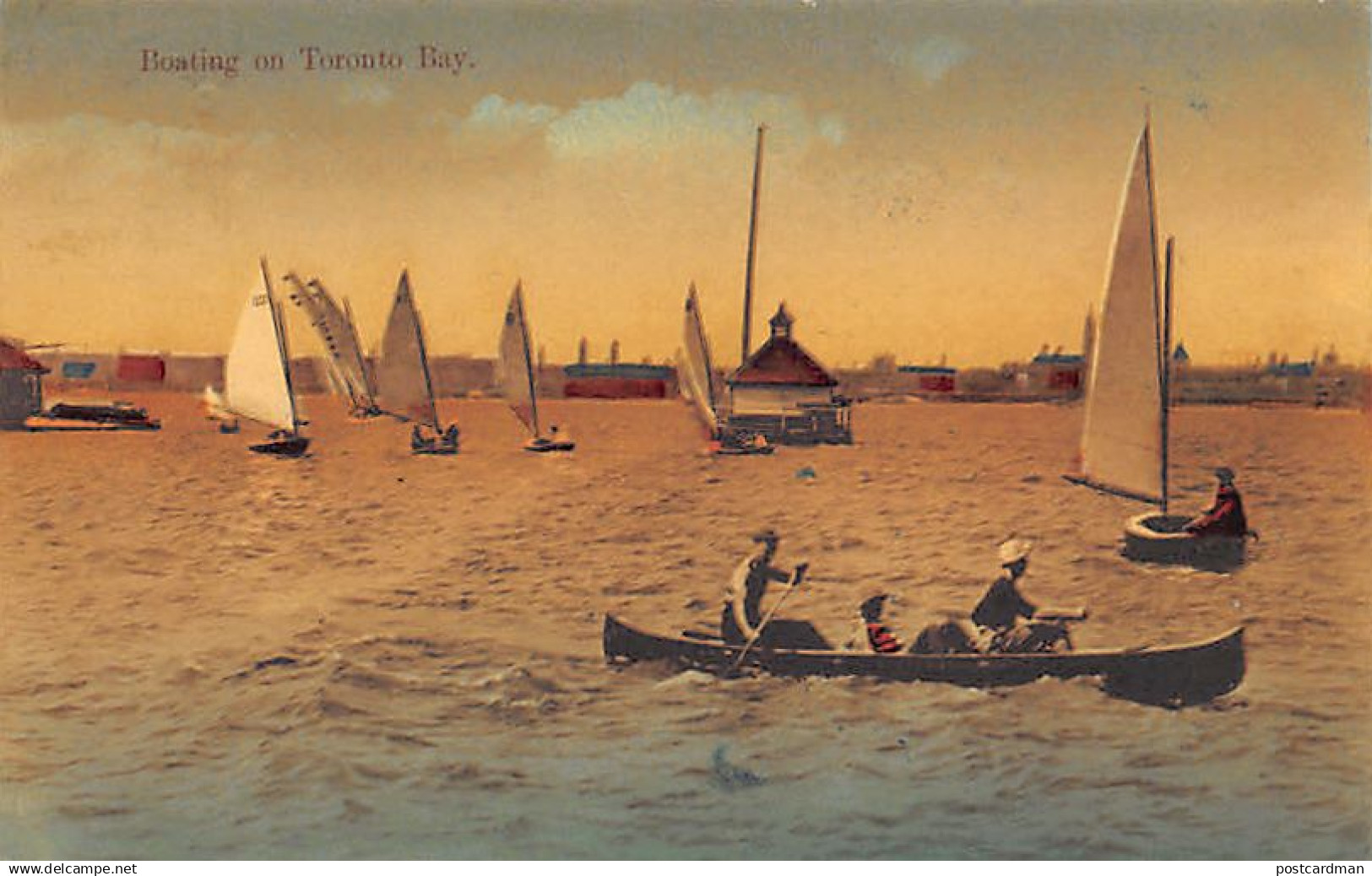 TORONTO (Ont.) Boating on Toronto Bay - Publ. unknown