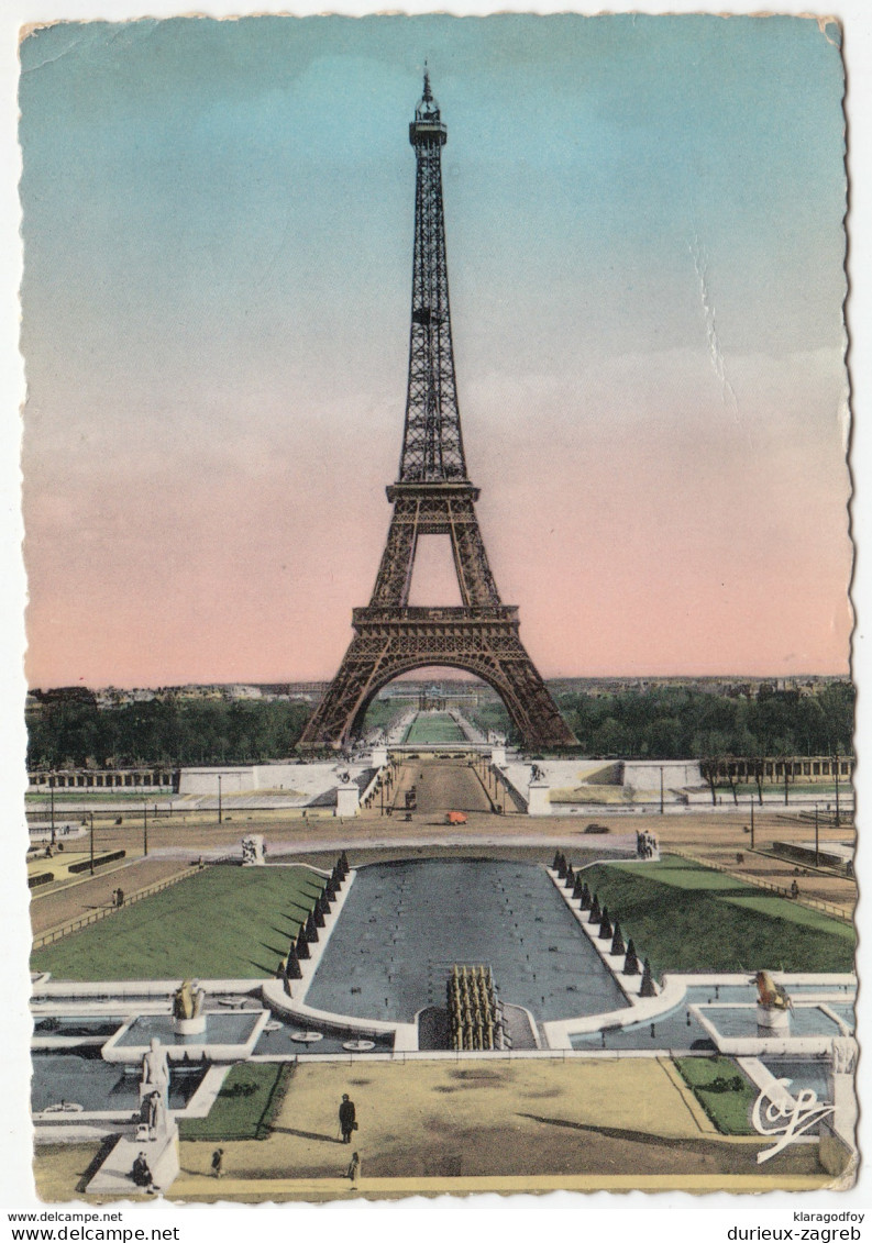 Tour Eiffel old postcard unused b170525