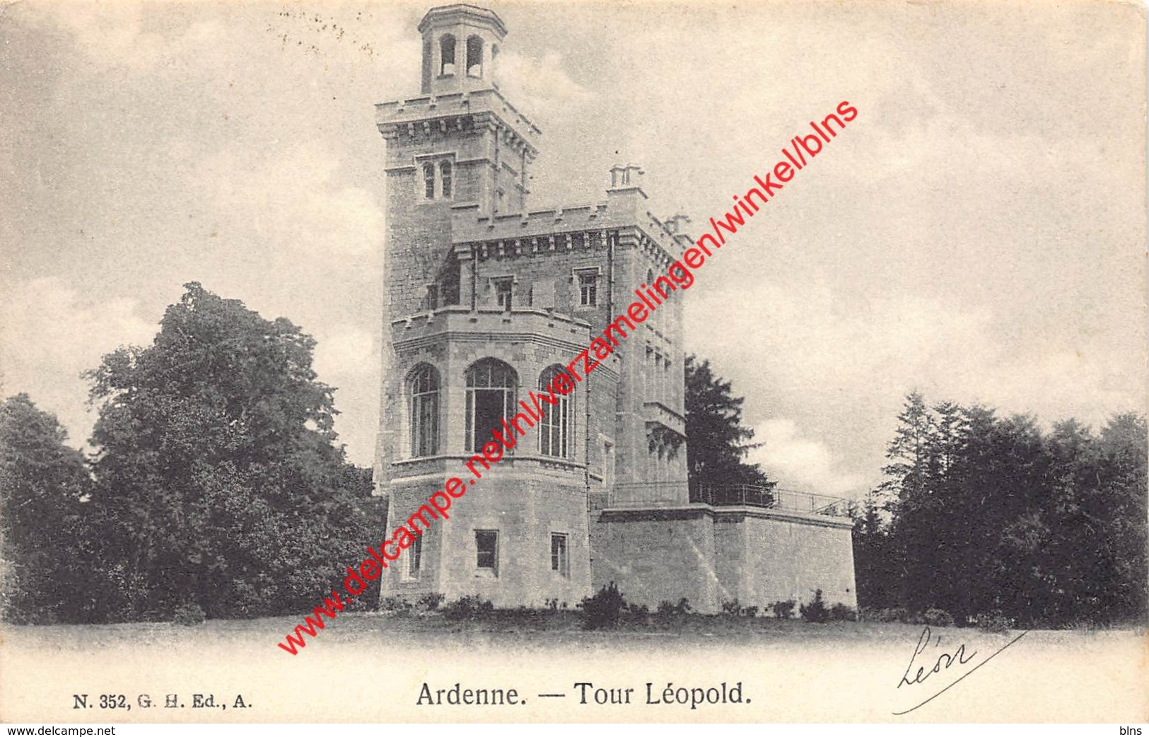 Tour Léopold - Ardenne - 1907 - Houyet