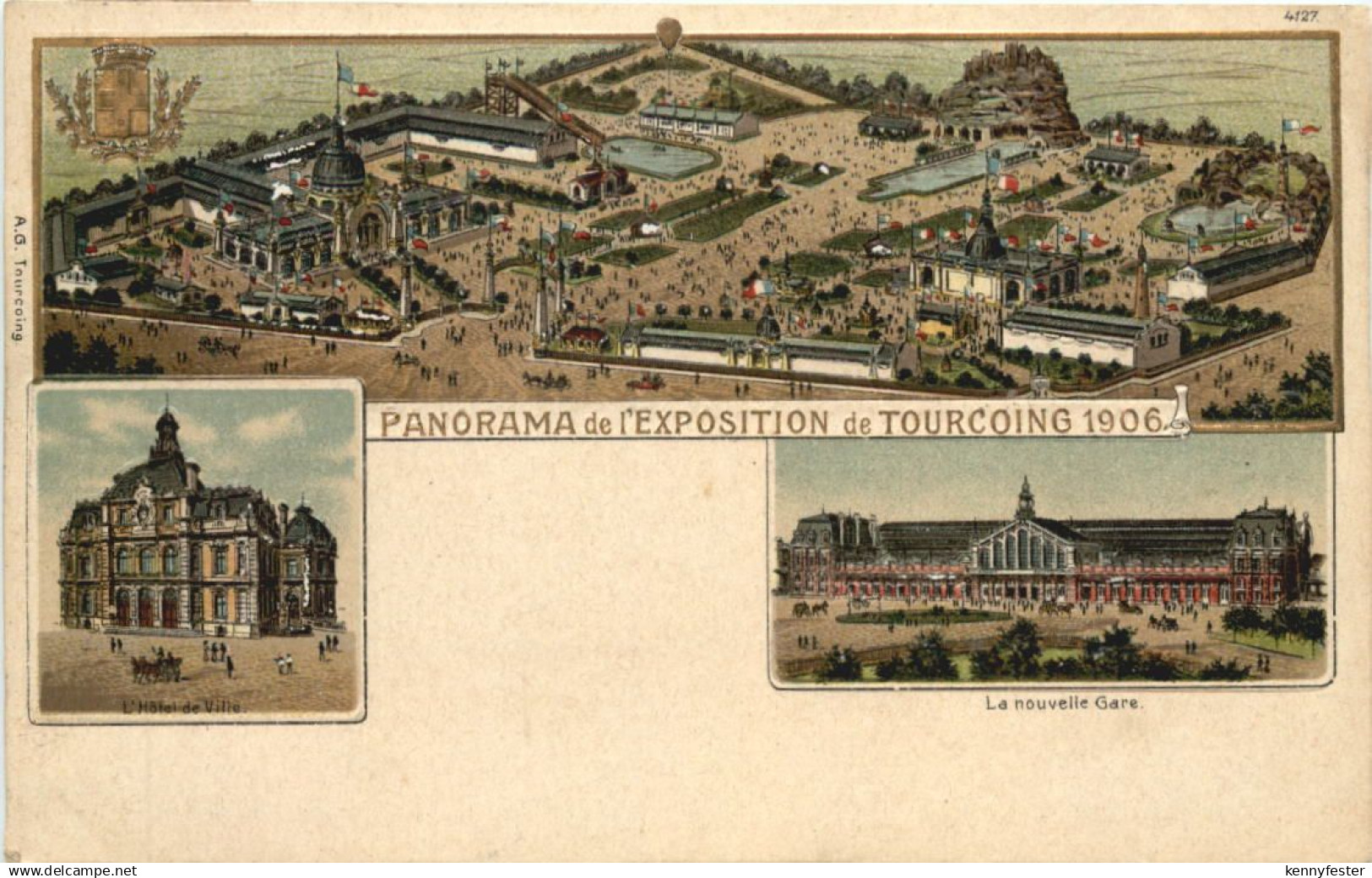 Tourcoing - Expositon 1906 - Litho