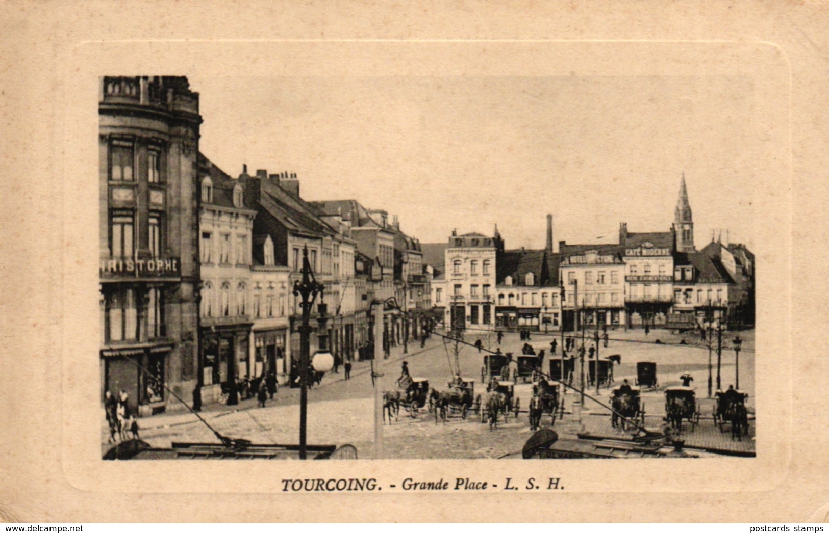 Tourcoing, Grande Place, Feldpost 1914