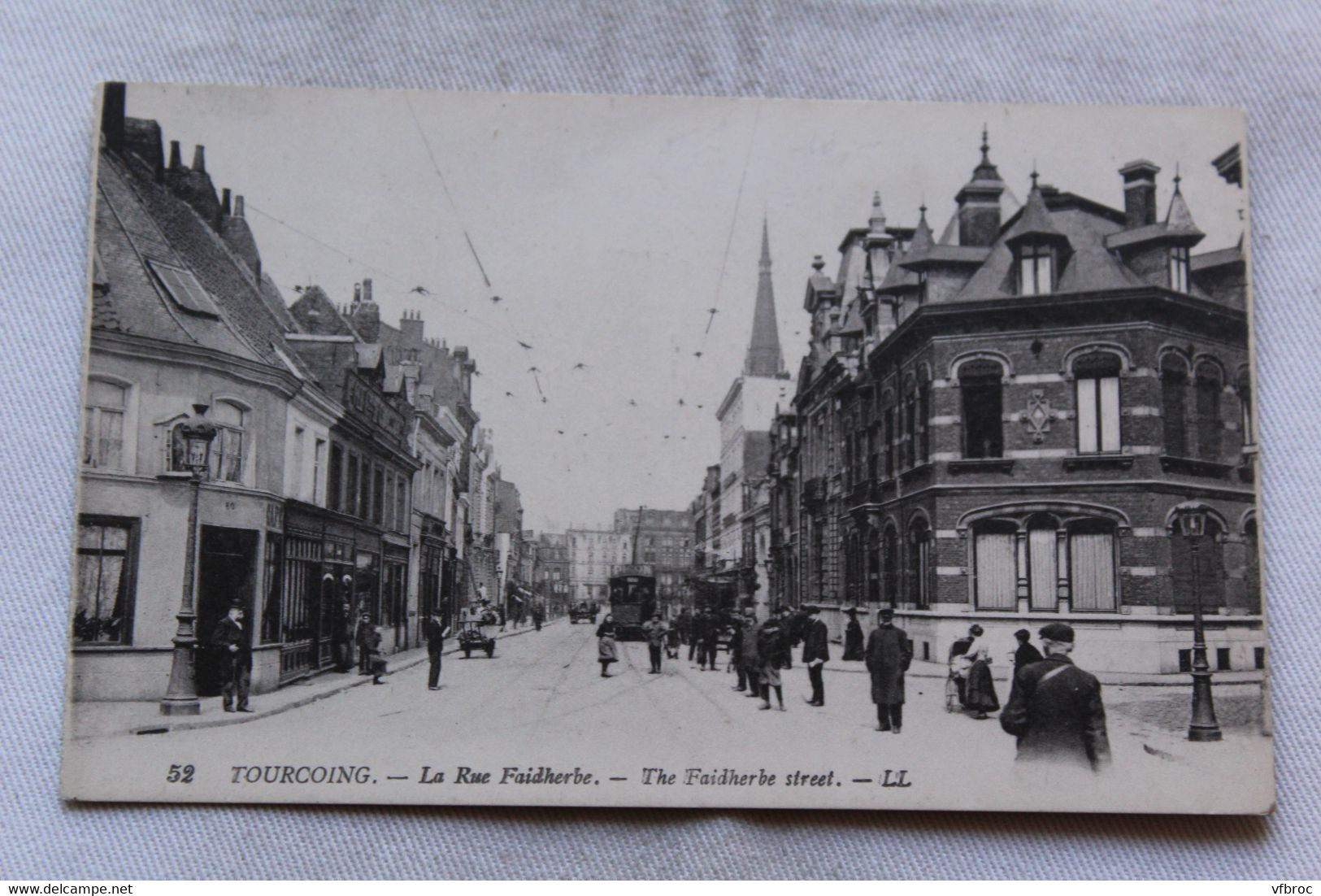 Tourcoing, la rue Faidherbe, Nord 59