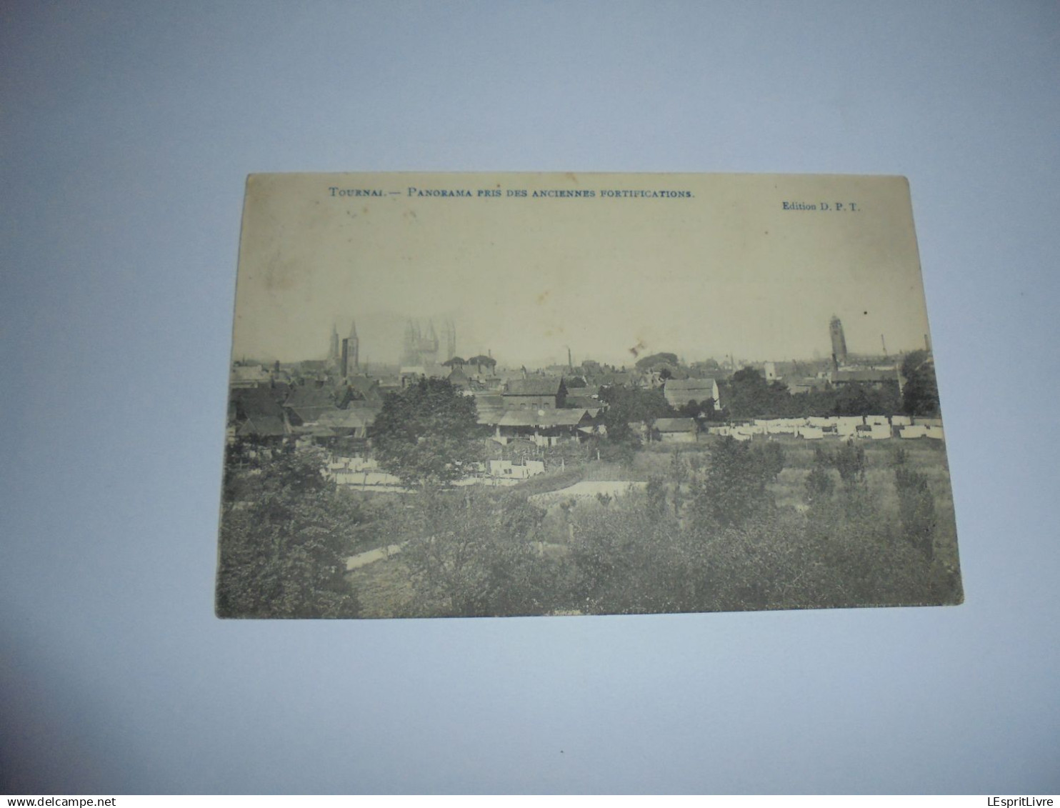 TOURNAI Panorama Pris des Anciennes Fortifications Doornik Carte Postale Card