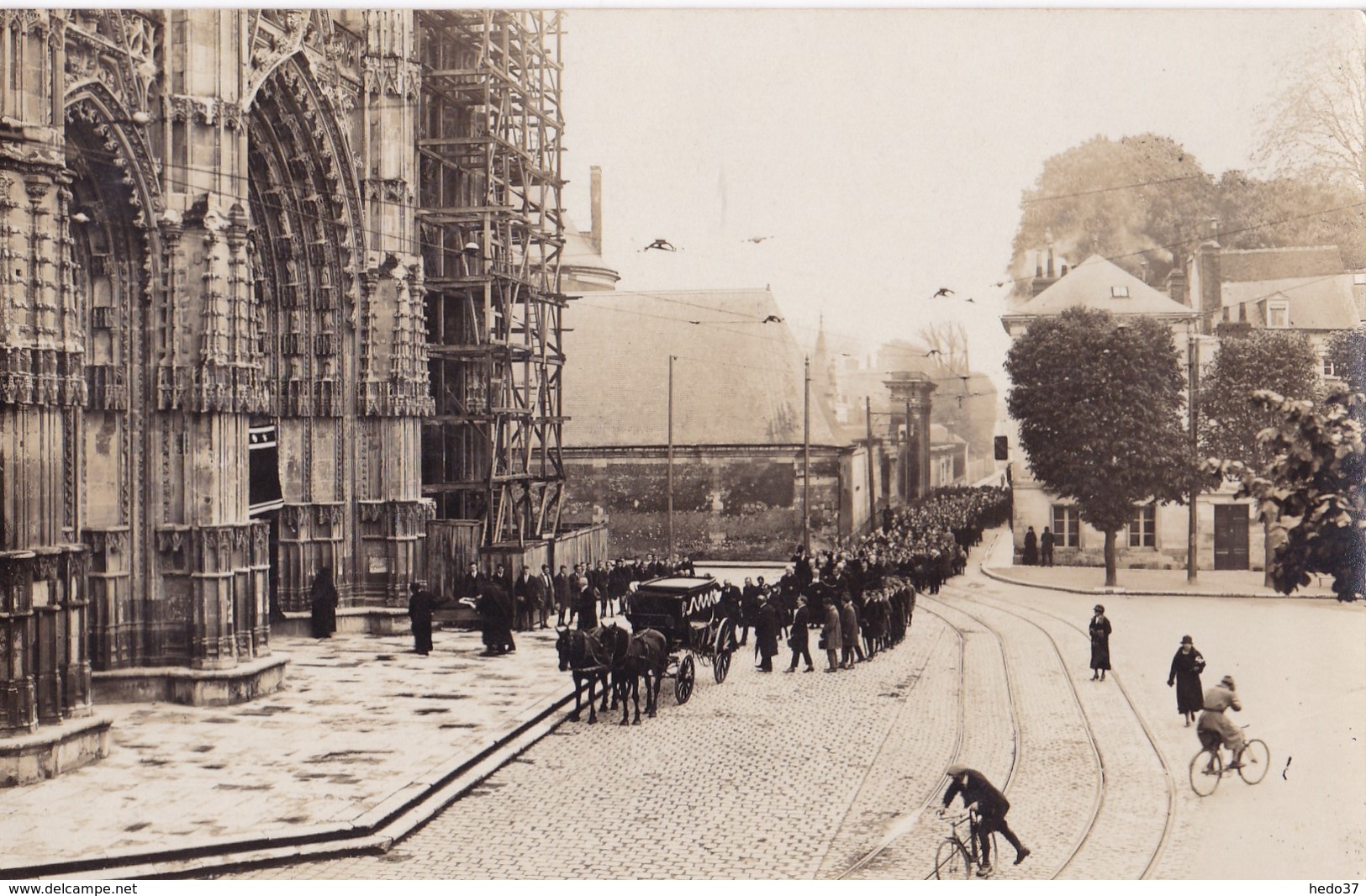 Tours - Carte photo Cathédrale de tours