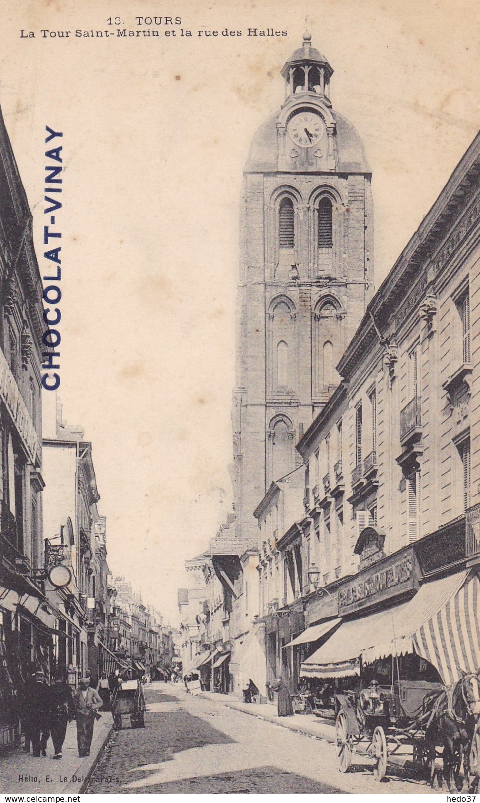 Tours - La Tour Saint-Martin et la rue des Halles