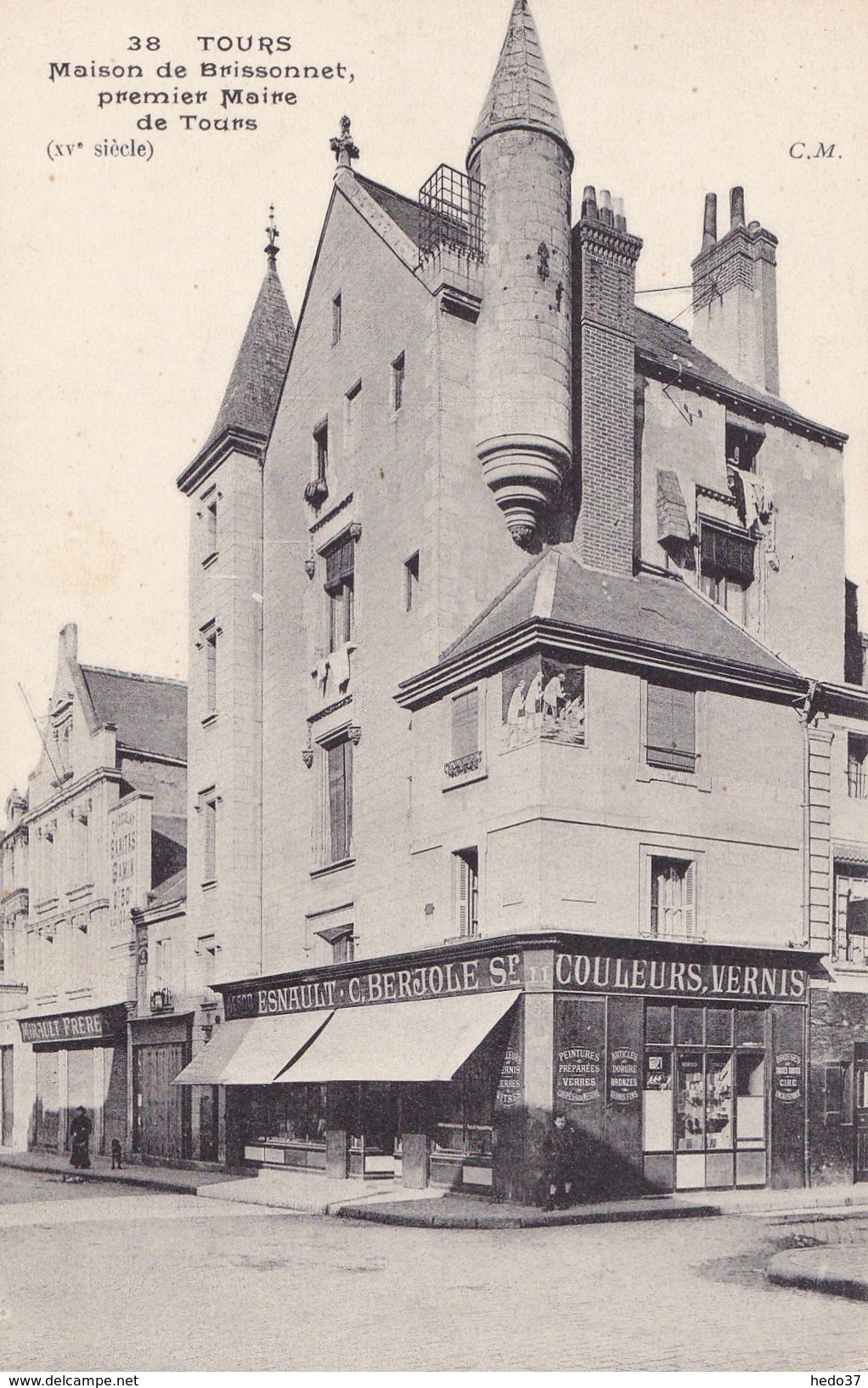 Tours - Maison de Brissonnet, premier Maire de Tours