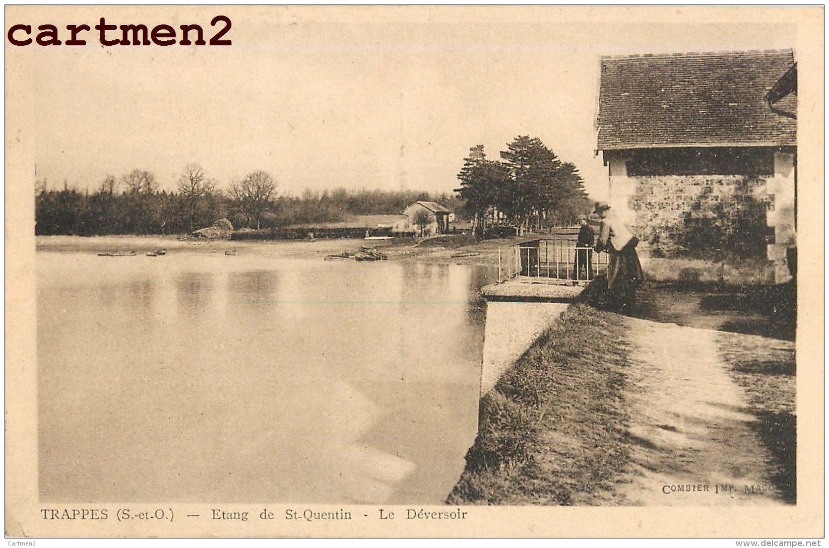 TRAPPES ETANG DE ST-QUENTIN LE DEVERSOIR 95