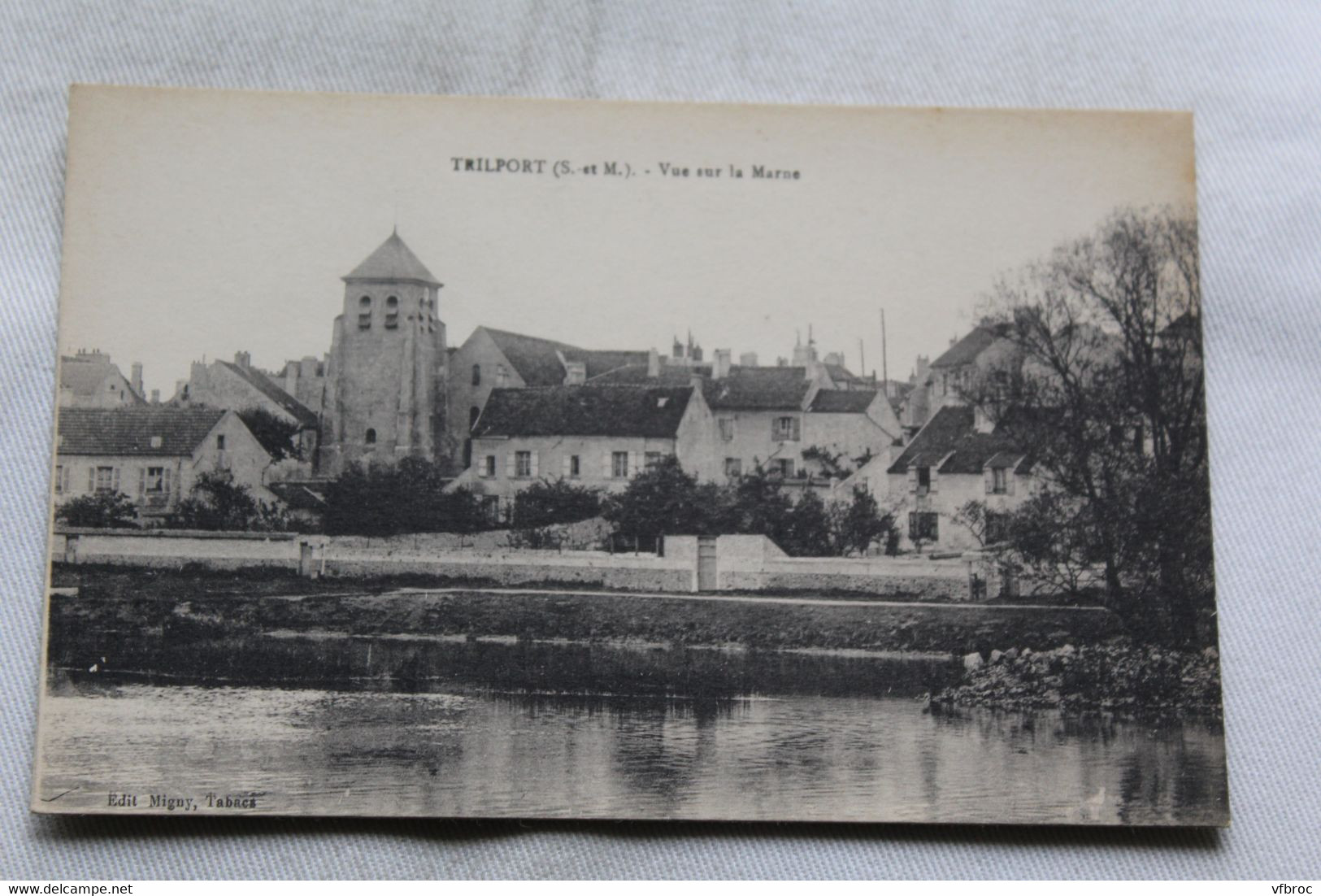 Trilport, vue sur la Marne, Seine et Marne 77